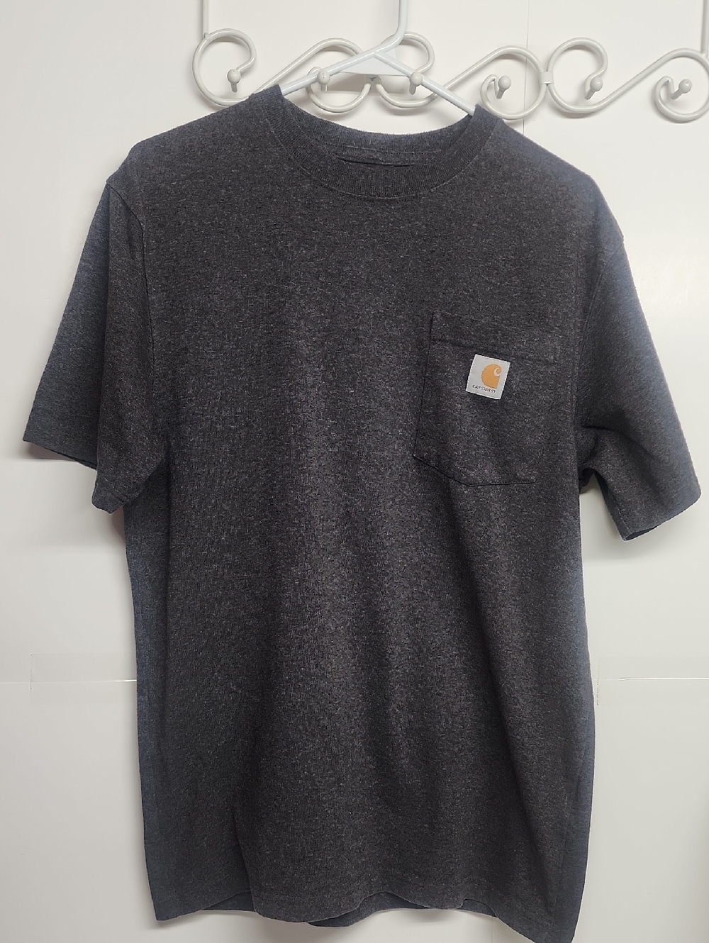 Carhartt Classic Pocket Tee in Charcoal Heather Size Small Original Fit Gorpcore